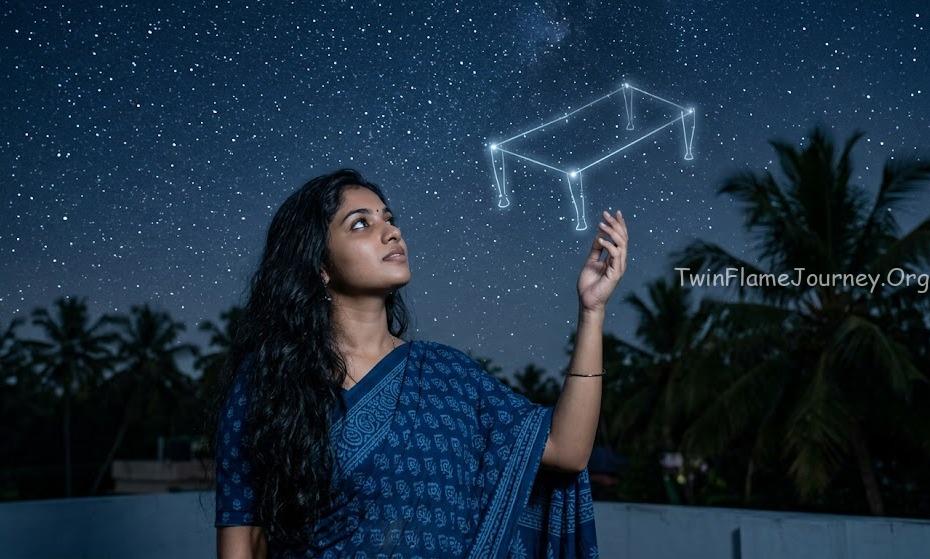 South Indian woman exploring Purva Bhadrapada Nakshatra 2025 astrological alignments.