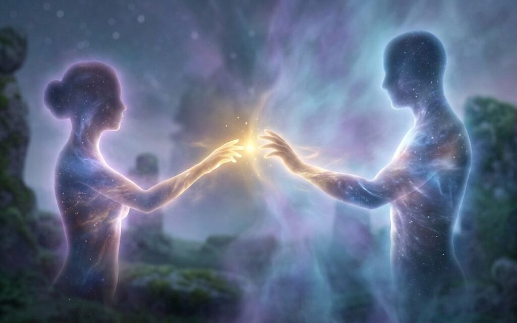 The intense soul connection and yearning in a twin flame journey.