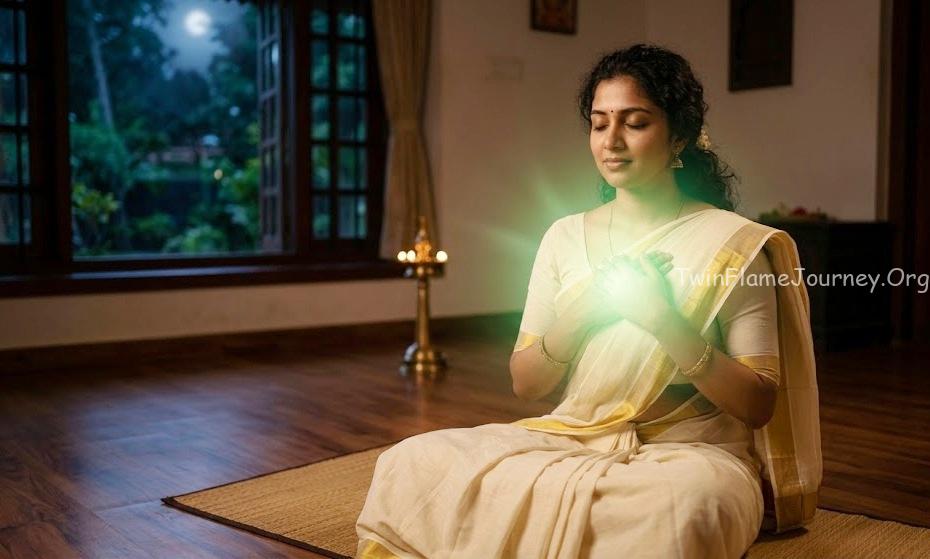 Quantum water healing technique for spiritual purging.