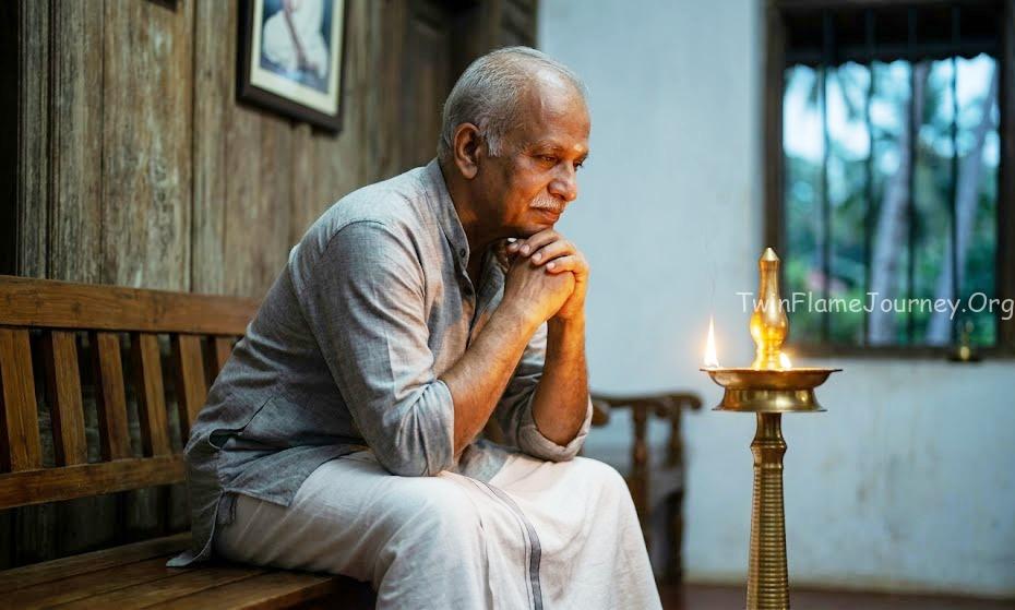 Emotional healing through forgiveness in an Indian spiritual setting.