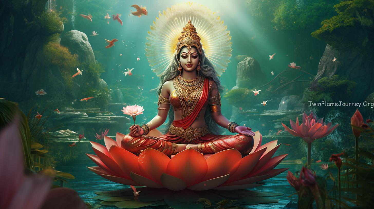 Twin Flames balancing heart chakra energy for nature's healing