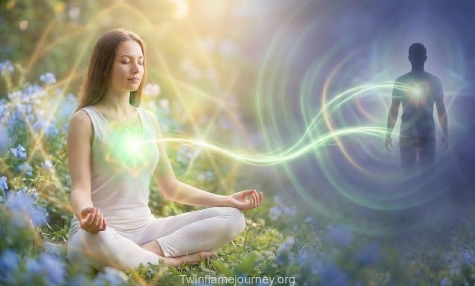 Divine Feminine sending healing energy.