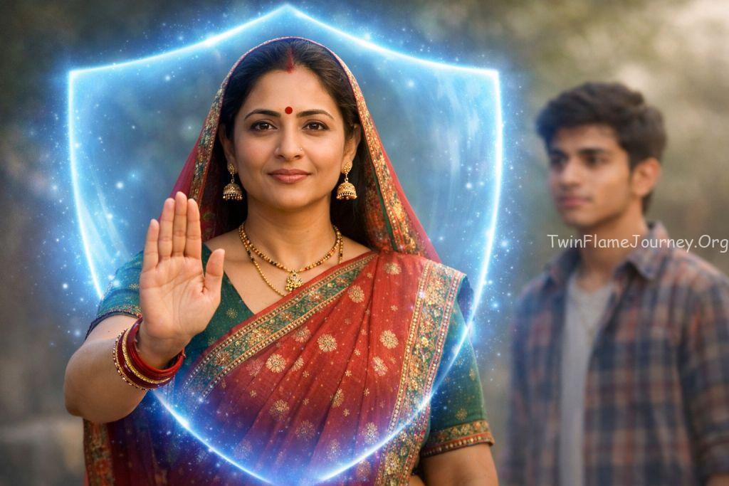 Visualizing the empowerment of the Divine Feminine as she takes back her power through boundaries