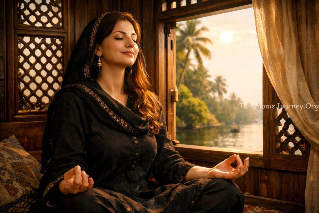 Spiritual awakening and self-healing during Twin Flame separation.