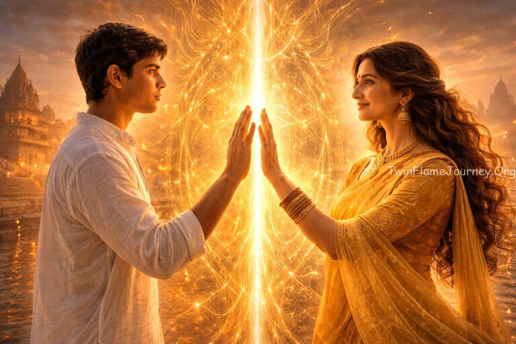 Divine Masculine and Divine Feminine mirroring energy in Twin Flame separation