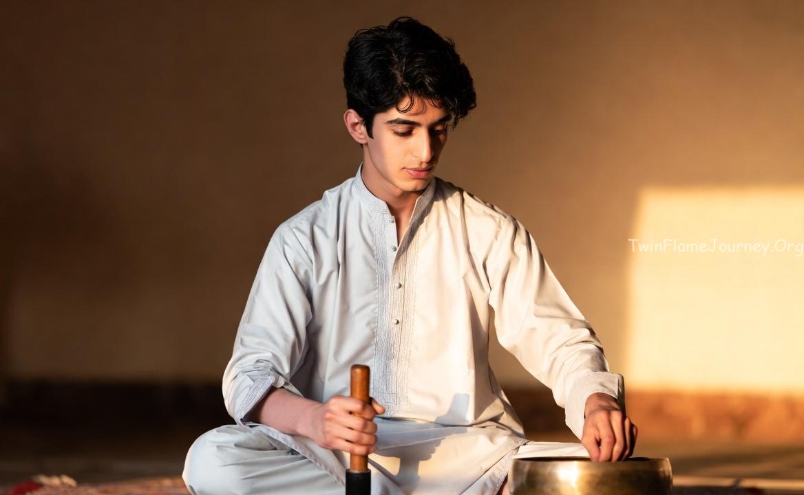 The lighting is soft and golden, suggesting a peaceful morning.