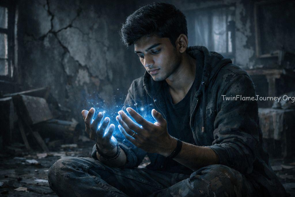 Divine Masculine undergoing 3D ego death and spiritual awakening.