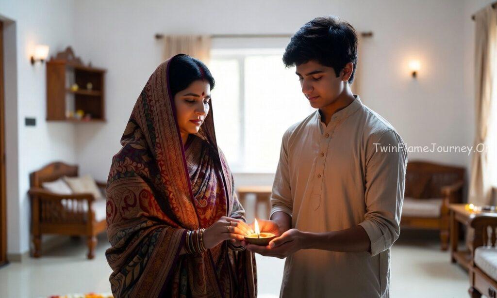 Bringing light and divinity into the house to dispel darkness and negative vibrations.