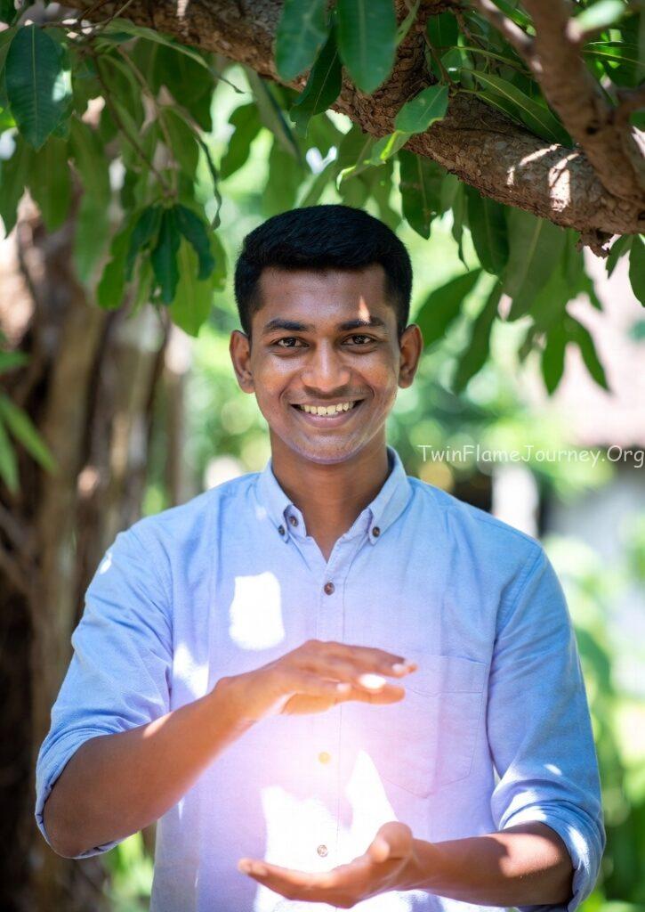 practicing mindfulness and deep breathing in Kerala