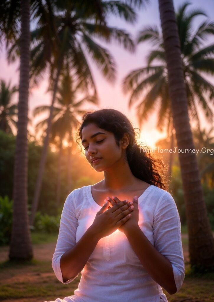 Spiritual soul connection and aura healing