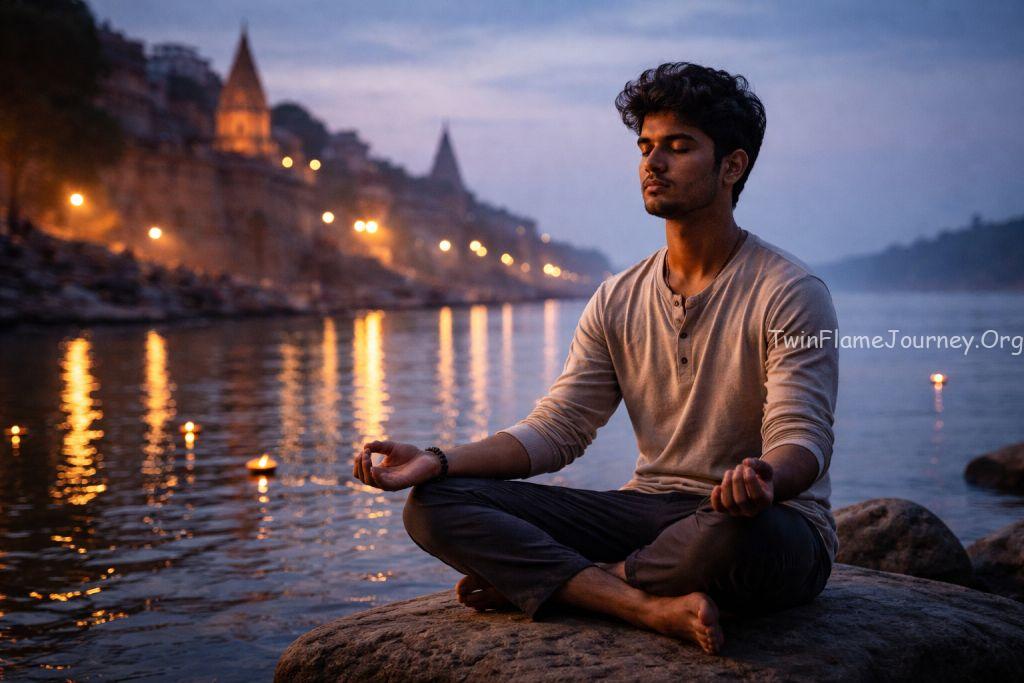 DM experiencing inner reflection during the dark night of the soul.