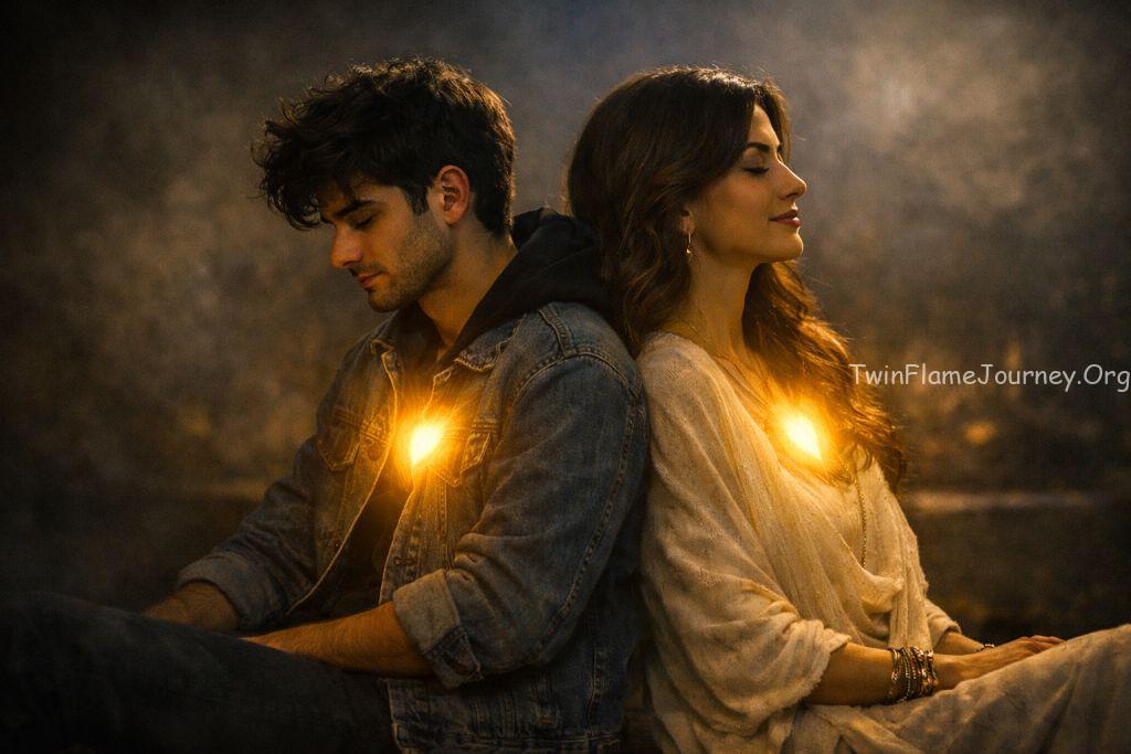 Heart Chakra activation between Twin Flames.