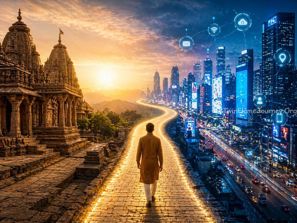 Twin Flame souls walking towards spiritual ascension.