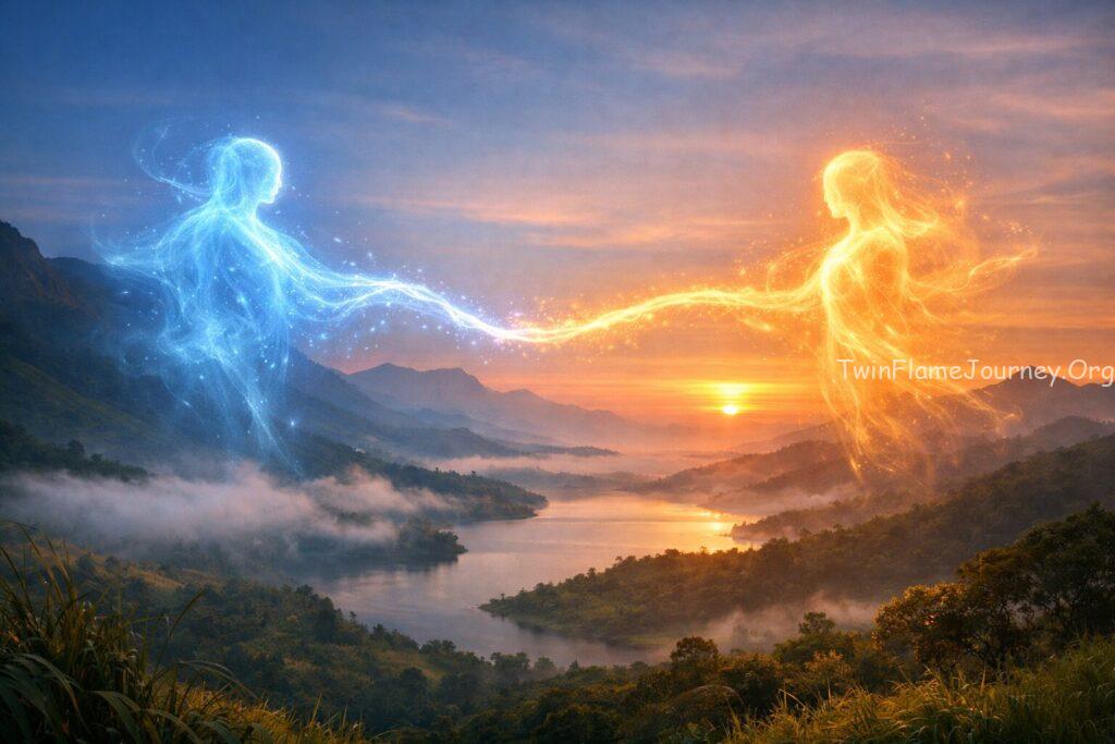 Spiritual awakening and self-healing during Twin Flame separation - Energy Baggage Pulling