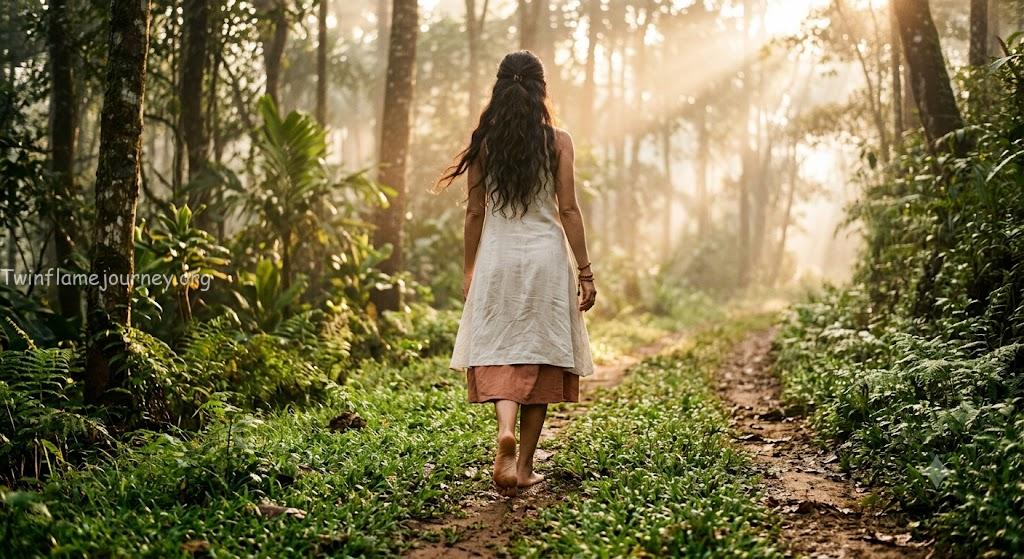 Barefoot Grounding for Divine Feminine Twin Flame Union